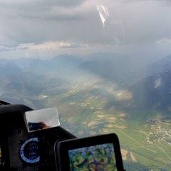 Flugwegposition um 16:49:45: Aufgenommen in der Nähe von Pürgg-Trautenfels, Österreich in 2591 Meter
